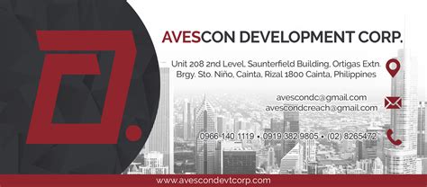 AVESCON DEVELOPMENT CORP. Company Profile .